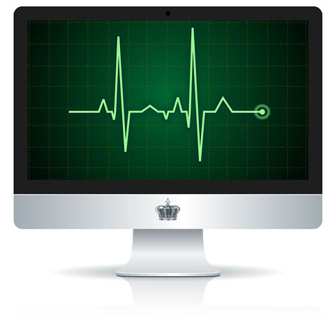 EKG On Mac Screen